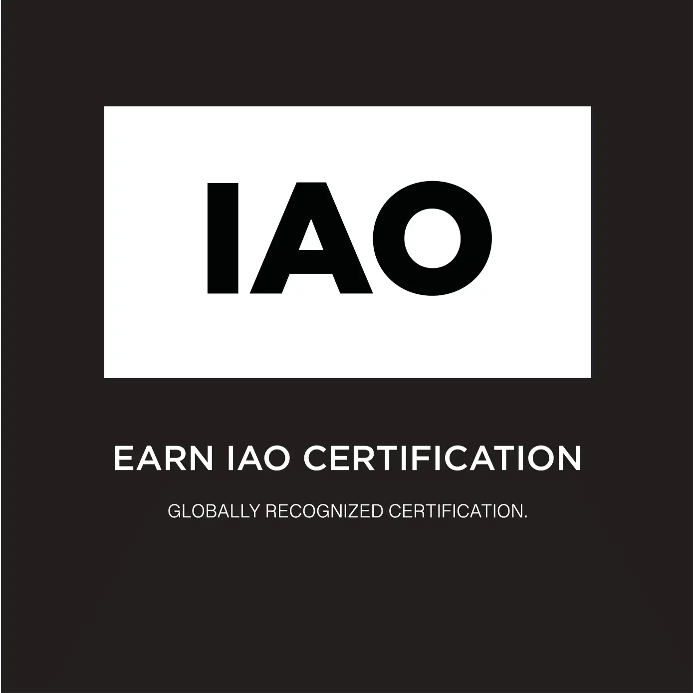 IAO certification